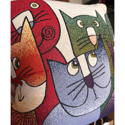 Cojín algodón 44x44 Smelly cats
