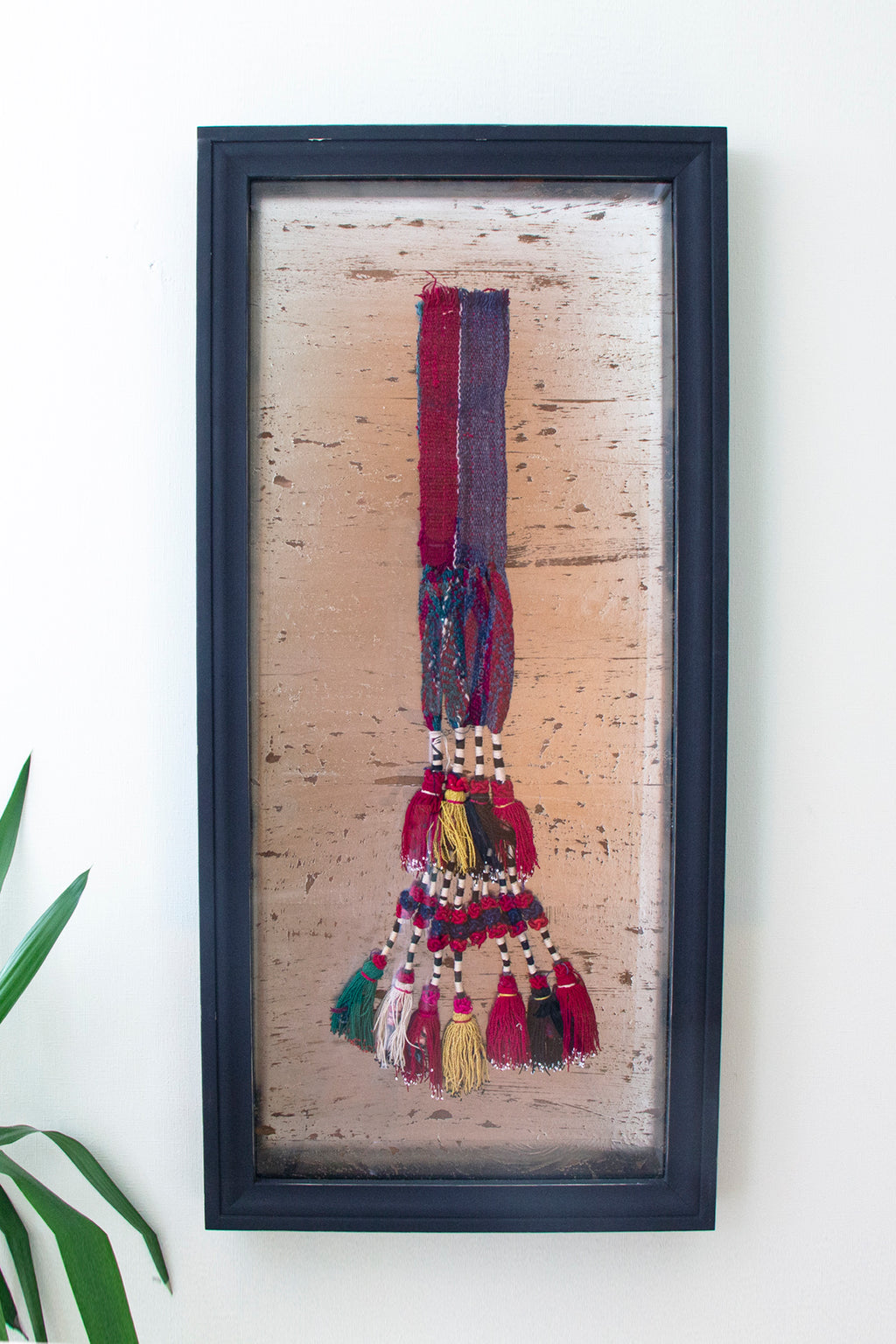 Tríptico cuadros de textil Uzbeko