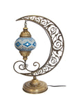 Lámpara turca de mesa Luna celeste