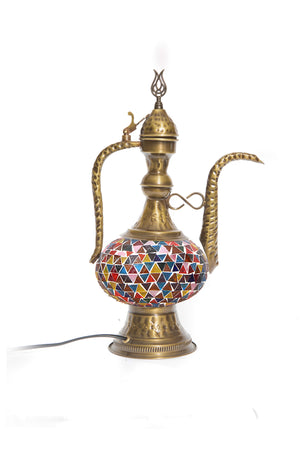 Lámpara turca de mesa Aladín Multicolor