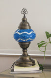Lámpara turca de mesa S Turkuaz