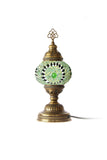 Lámpara turca de mesa S Gul verde